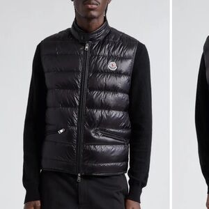 Men’s Moncler Black Puffer Vest